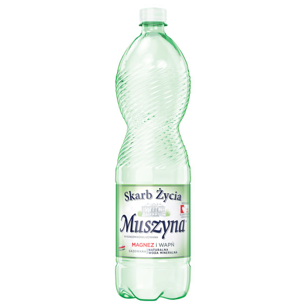 Skarb Życia Muszyna Woda Mineralna Gazowana 1.5